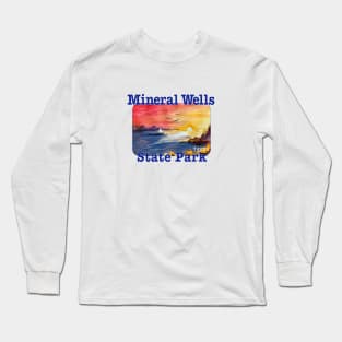 Sunset at Mineral Wells State Park, Texas Long Sleeve T-Shirt